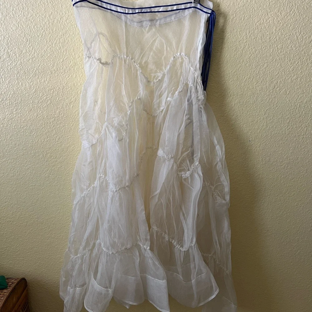 Märchen Silk Tiered Asymmetrical Skirt - Picture 6 of 13